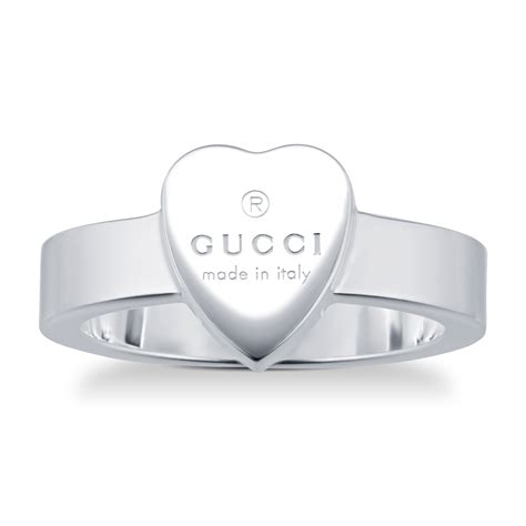 gucci heart logo|heart ring with gucci trademark.